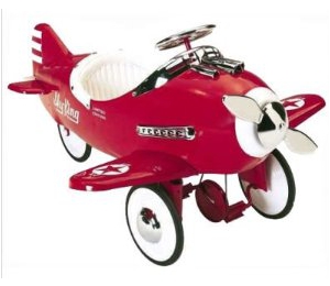 radio flyer airplane pedal car