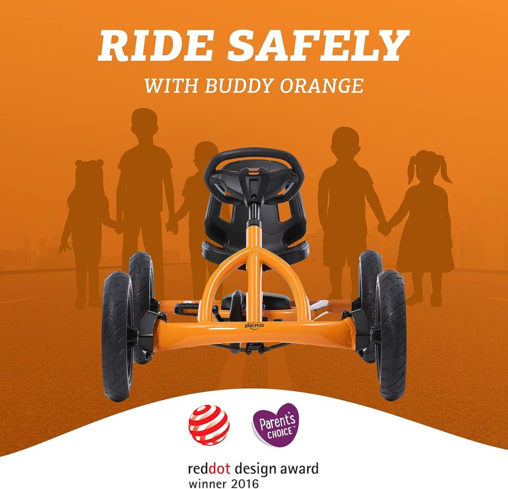 Berg Toys - Buddy B-Orange Pedal Go Kart - Go Kart - Go Cart for Kids - Pedal Car Outdoor Toys for Children Ages 3-8 - Ride On-Toy - BFR System - Adjustable Seat - Pedal Kart for Kids Berg Toys - Buddy B-Orange Pedal Go Kart - Go Kart - Go Cart for Kids - Pedal Car Outdoor Toys for Children Ages 3-8 - Ride On-Toy - BFR System - Adjustable Seat - Pedal Kart for Kids