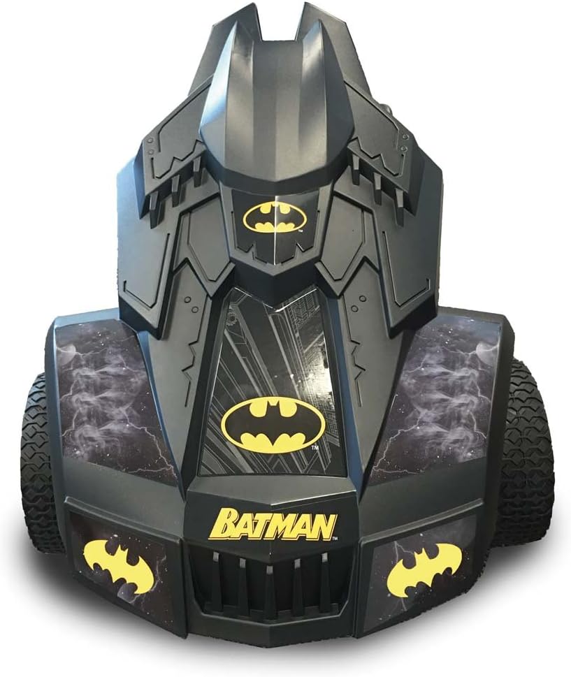Hauck Batmobile Pedal Go Kart, Superhero Ride-On Batman Vehicle, Kids 4 and Older, Peddle Patrol the Streets of Gotham just like Batman, Race-Styled Pedals Rubber Wheels, Black