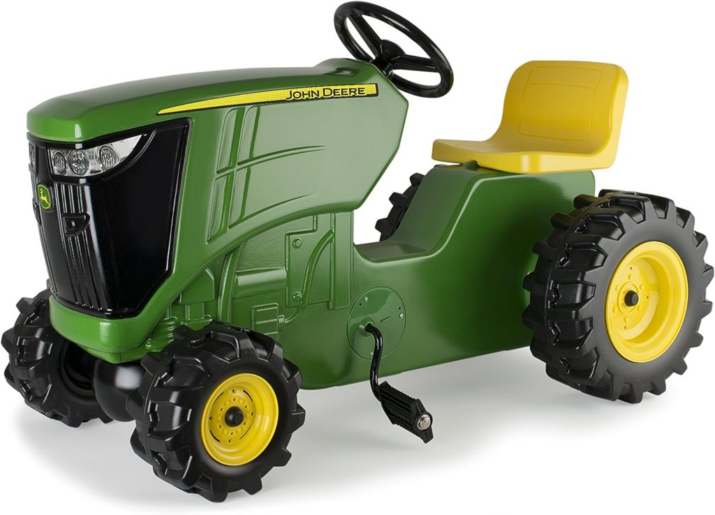 John Deere Pedal Tractor - Adjustable Seat and Functioning Steering Wheel - John Deere Tractor Toys Ride On - Toddler Outdoor Toys - 18 Months to 3 Years,Green John Deere Pedal Tractor - Adjustable Seat and Functioning Steering Wheel - John Deere Tractor Toys Ride On - Toddler Outdoor Toys - 18 Months to 3 Years,Green