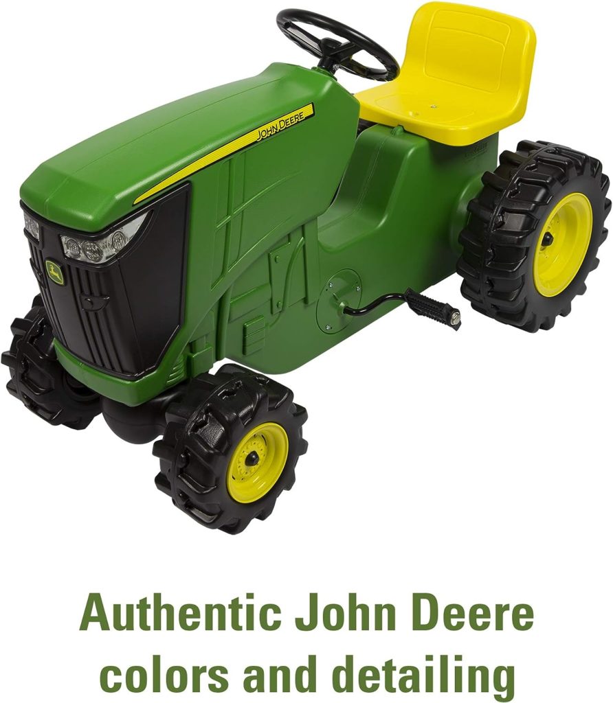 John Deere Pedal Tractor - Adjustable Seat and Functioning Steering Wheel - John Deere Tractor Toys Ride On - Toddler Outdoor Toys - 18 Months to 3 Years,Green John Deere Pedal Tractor - Adjustable Seat and Functioning Steering Wheel - John Deere Tractor Toys Ride On - Toddler Outdoor Toys - 18 Months to 3 Years,Green