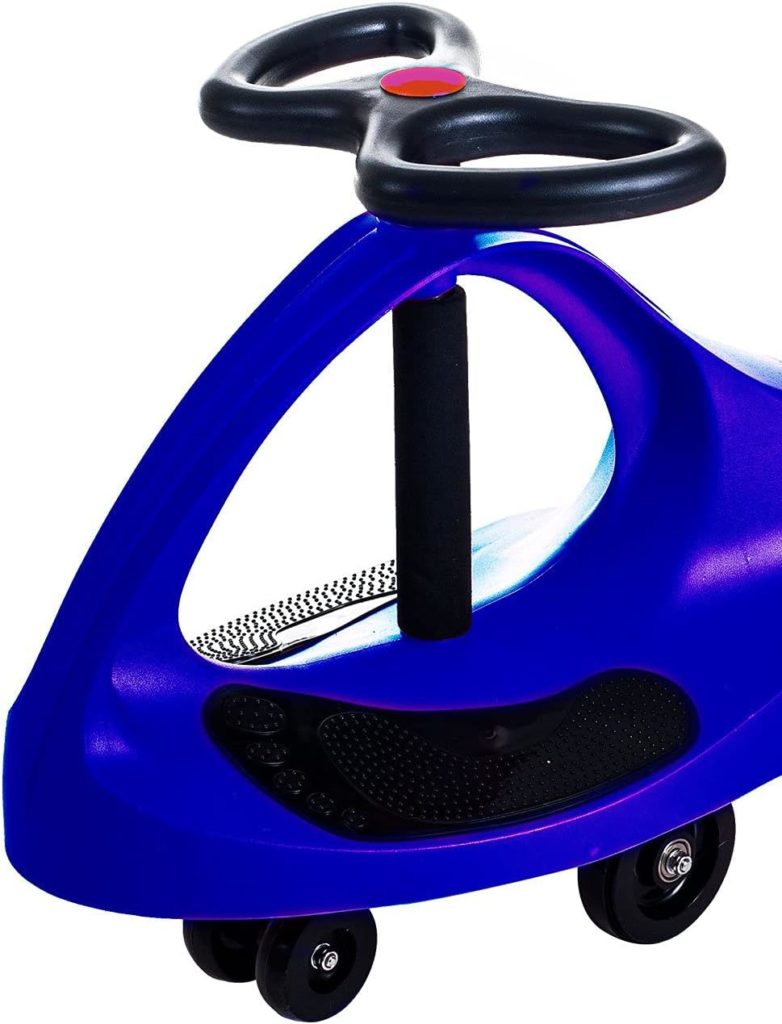 Wiggle Car Ride On Toy – No Batteries, Gears or Pedals – Twist, Swivel, Go – Outdoor Ride Ons for Kids 3 Years and Up by Lil’ Rider (Blue) 30L x 13.5W x 16H