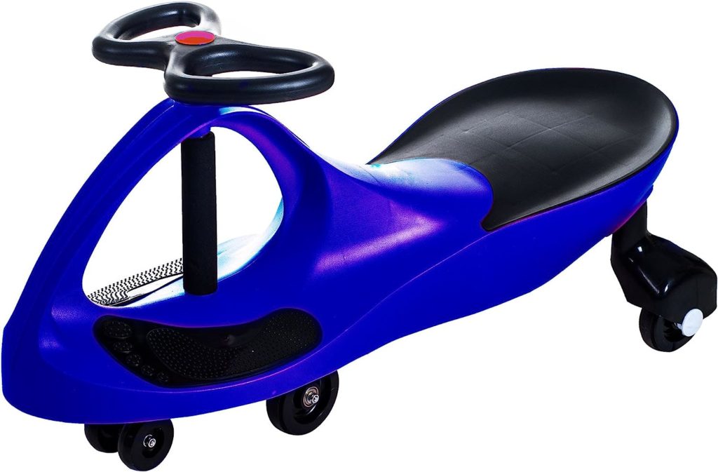 Wiggle Car Ride On Toy – No Batteries, Gears or Pedals – Twist, Swivel, Go – Outdoor Ride Ons for Kids 3 Years and Up by Lil’ Rider (Blue) 30L x 13.5W x 16H
